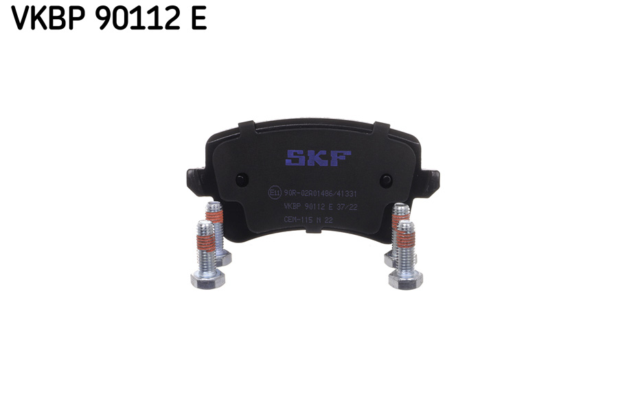 Комплект тормозных колодок, дисковый тормоз - VKBP 90112 E SKF